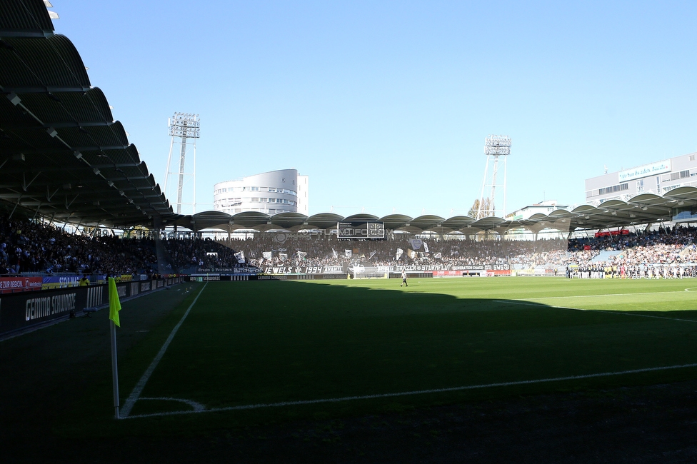 Sturm Graz - Wolfsberg
Oesterreichische Fussball Bundesliga, 12. Runde, SK Sturm Graz - Wolfsberger AC, Stadion Liebenau Graz, 16.10.2022. 

Foto zeigt Fans von Sturm
