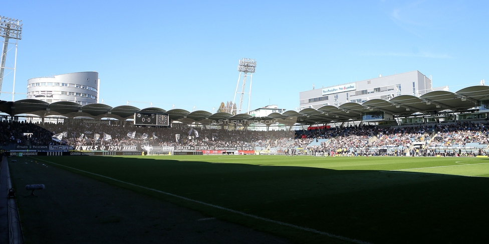 Sturm Graz - Wolfsberg
Oesterreichische Fussball Bundesliga, 12. Runde, SK Sturm Graz - Wolfsberger AC, Stadion Liebenau Graz, 16.10.2022. 

Foto zeigt Fans von Sturm
