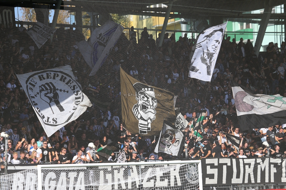 Sturm Graz - Wolfsberg
Oesterreichische Fussball Bundesliga, 12. Runde, SK Sturm Graz - Wolfsberger AC, Stadion Liebenau Graz, 16.10.2022. 

Foto zeigt Fans von Sturm
Schlüsselwörter: sturmflut