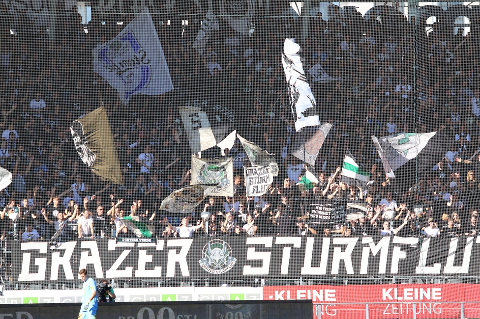 Sturm Graz - Wolfsberg
Oesterreichische Fussball Bundesliga, 12. Runde, SK Sturm Graz - Wolfsberger AC, Stadion Liebenau Graz, 16.10.2022. 

Foto zeigt Fans von Sturm
Schlüsselwörter: sturmflut