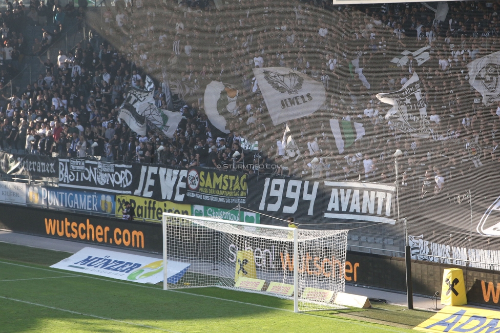 Sturm Graz - Wolfsberg
Oesterreichische Fussball Bundesliga, 12. Runde, SK Sturm Graz - Wolfsberger AC, Stadion Liebenau Graz, 16.10.2022. 

Foto zeigt Fans von Sturm
Schlüsselwörter: samstag