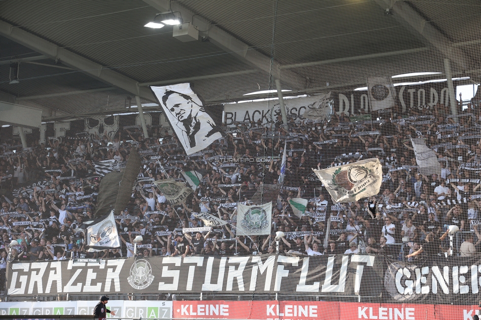 Sturm Graz - Wolfsberg
Oesterreichische Fussball Bundesliga, 12. Runde, SK Sturm Graz - Wolfsberger AC, Stadion Liebenau Graz, 16.10.2022. 

Foto zeigt Fans von Sturm
Schlüsselwörter: sturmflut schals