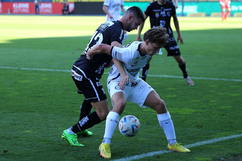 Sturm Graz - Wolfsberg
Oesterreichische Fussball Bundesliga, 12. Runde, SK Sturm Graz - Wolfsberger AC, Stadion Liebenau Graz, 16.10.2022. 

Foto zeigt William Boeving (Sturm)
