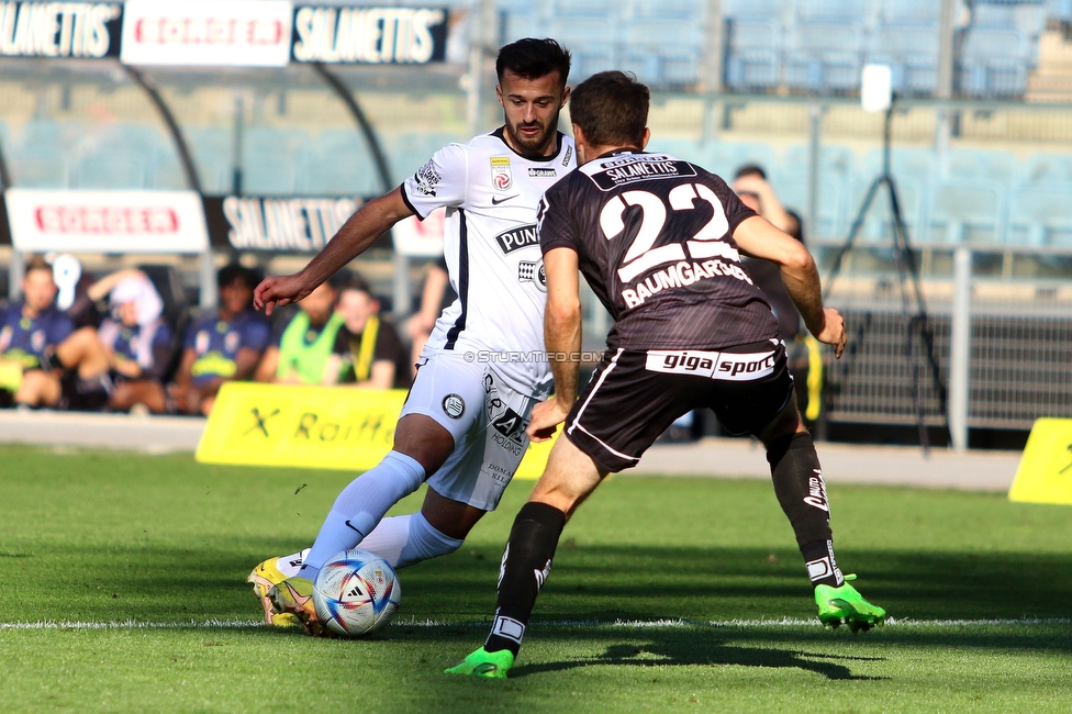 Sturm Graz - Wolfsberg
Oesterreichische Fussball Bundesliga, 12. Runde, SK Sturm Graz - Wolfsberger AC, Stadion Liebenau Graz, 16.10.2022. 

Foto zeigt Albian Ajeti (Sturm)
