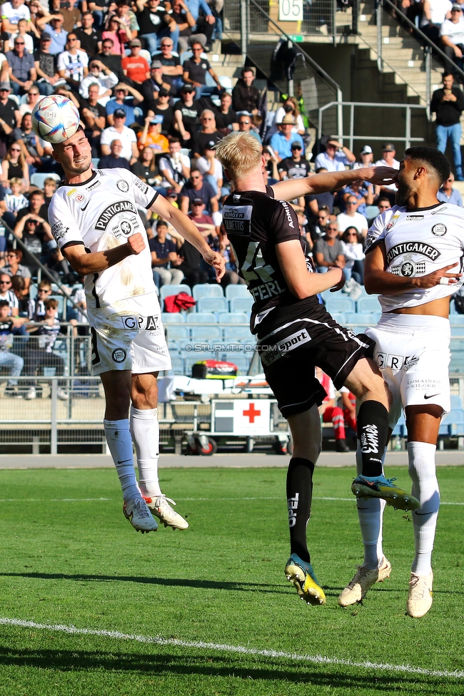 Sturm Graz - Wolfsberg
Oesterreichische Fussball Bundesliga, 12. Runde, SK Sturm Graz - Wolfsberger AC, Stadion Liebenau Graz, 16.10.2022. 

Foto zeigt Alexandar Borkovic (Sturm)
Schlüsselwörter: tor