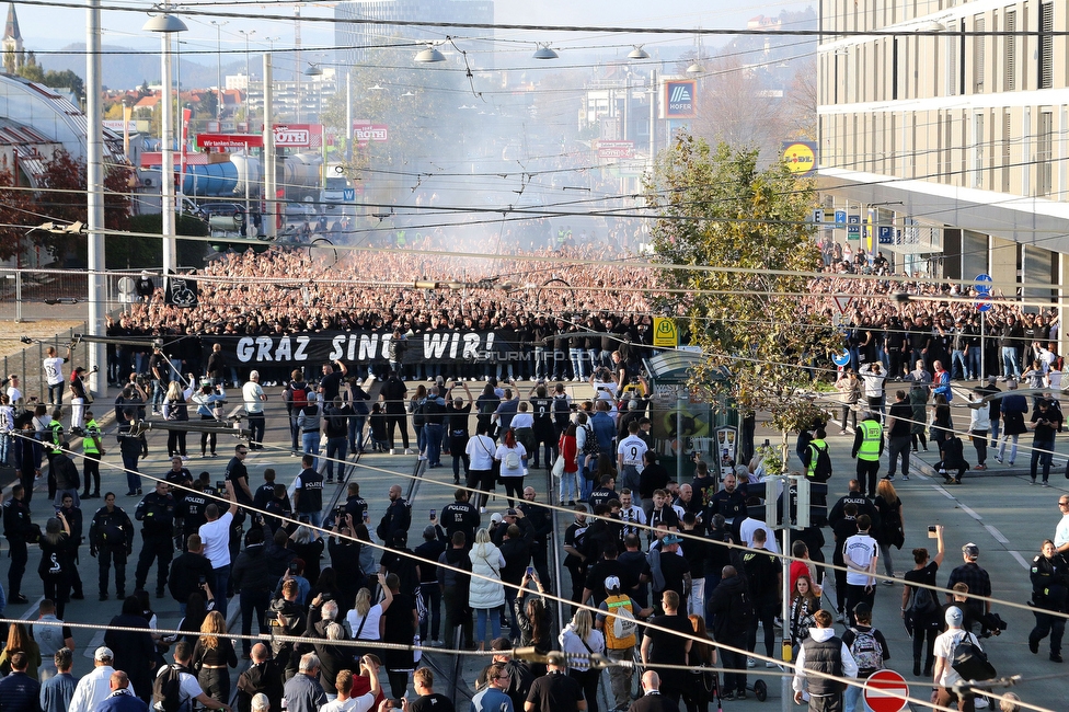 GAK - Sturm Graz
OEFB Cup, 3. Runde, Grazer AK 1902 - SK Sturm Graz, Stadion Liebenau Graz, 19.10.2022. 

Foto zeigt
