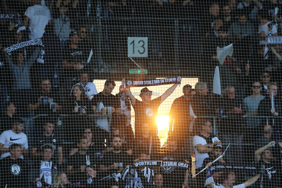 GAK - Sturm Graz
OEFB Cup, 3. Runde, Grazer AK 1902 - SK Sturm Graz, Stadion Liebenau Graz, 19.10.2022. 

Foto zeigt Fans von Sturm
