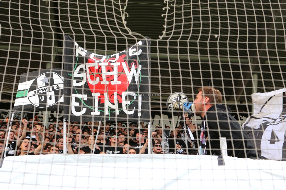 GAK - Sturm Graz
OEFB Cup, 3. Runde, Grazer AK 1902 - SK Sturm Graz, Stadion Liebenau Graz, 19.10.2022. 

Foto zeigt Fans von Sturm
