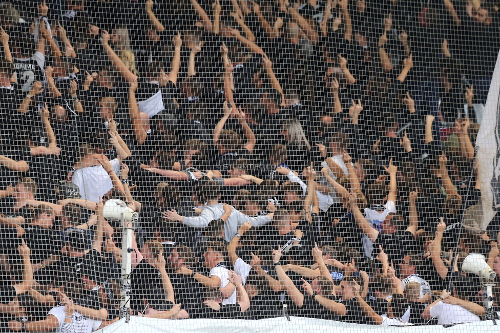 GAK - Sturm Graz
OEFB Cup, 3. Runde, Grazer AK 1902 - SK Sturm Graz, Stadion Liebenau Graz, 19.10.2022. 

Foto zeigt Fans von Sturm
