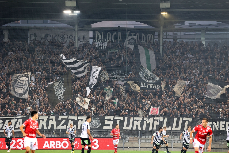 GAK - Sturm Graz
OEFB Cup, 3. Runde, Grazer AK 1902 - SK Sturm Graz, Stadion Liebenau Graz, 19.10.2022. 

Foto zeigt
