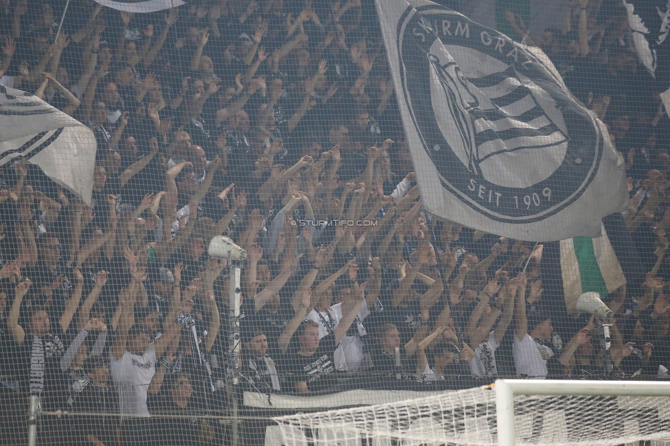 GAK - Sturm Graz
OEFB Cup, 3. Runde, Grazer AK 1902 - SK Sturm Graz, Stadion Liebenau Graz, 19.10.2022. 

Foto zeigt Fans von Sturm
