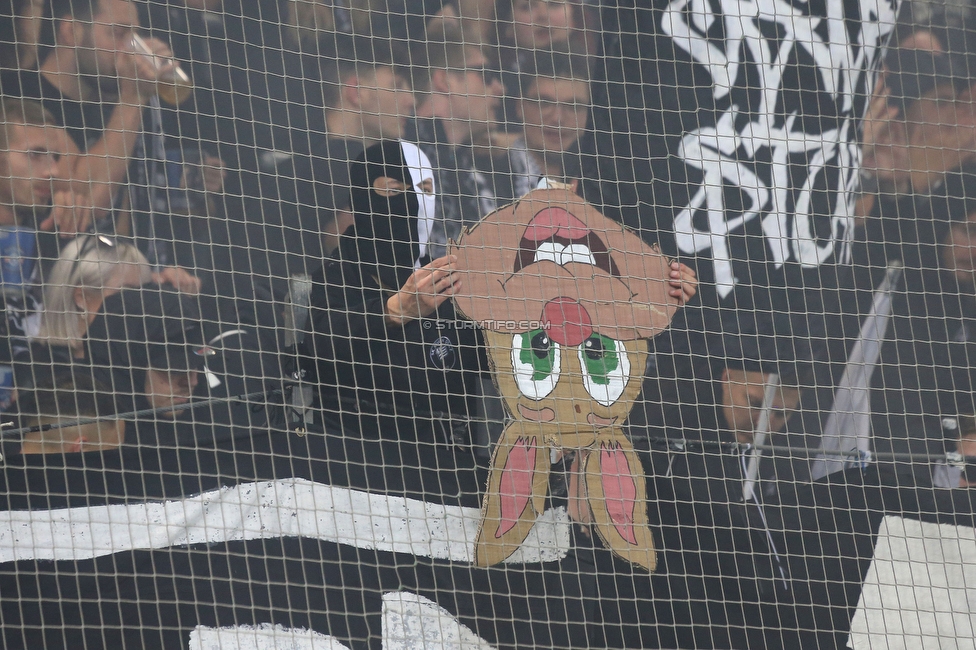 GAK - Sturm Graz
OEFB Cup, 3. Runde, Grazer AK 1902 - SK Sturm Graz, Stadion Liebenau Graz, 19.10.2022. 

Foto zeigt Fans von Sturm
