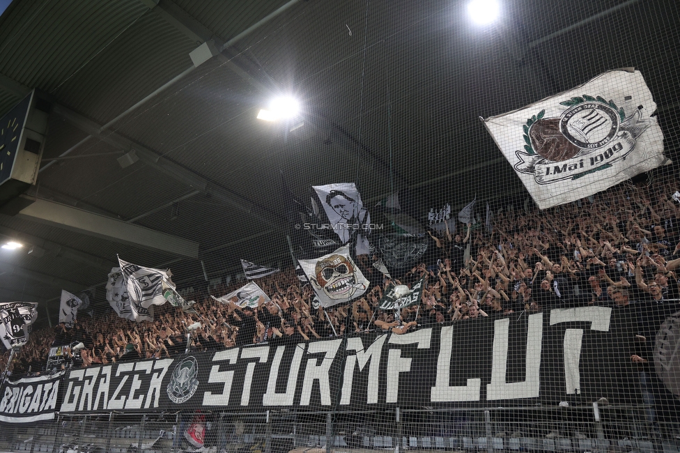 GAK - Sturm Graz
OEFB Cup, 3. Runde, Grazer AK 1902 - SK Sturm Graz, Stadion Liebenau Graz, 19.10.2022. 

Foto zeigt Fans von Sturm
