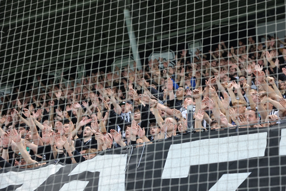 GAK - Sturm Graz
OEFB Cup, 3. Runde, Grazer AK 1902 - SK Sturm Graz, Stadion Liebenau Graz, 19.10.2022. 

Foto zeigt Fans von Sturm
