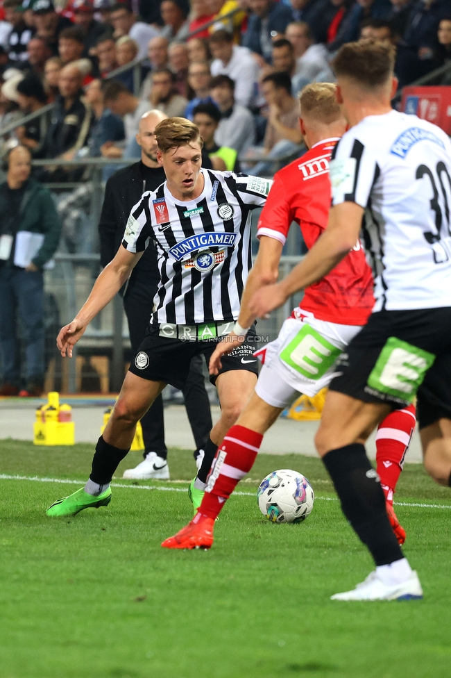 GAK - Sturm Graz
OEFB Cup, 3. Runde, Grazer AK 1902 - SK Sturm Graz, Stadion Liebenau Graz, 19.10.2022. 

Foto zeigt Alexander Prass (Sturm)
