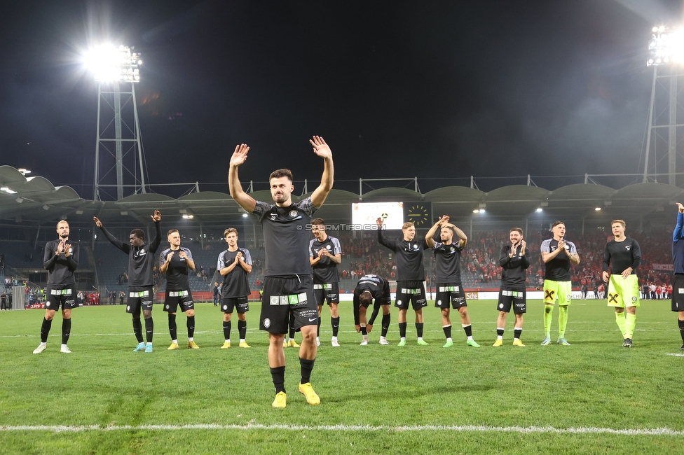 GAK - Sturm Graz
OEFB Cup, 3. Runde, Grazer AK 1902 - SK Sturm Graz, Stadion Liebenau Graz, 19.10.2022. 

Foto zeigt Albian Ajeti (Sturm)
