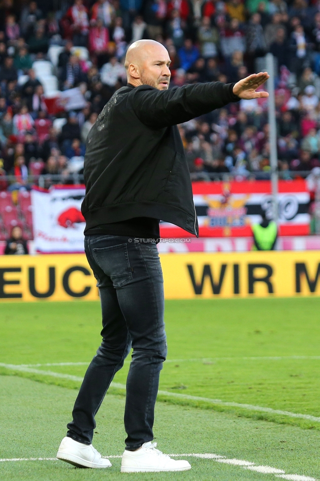 Salzburg - Sturm Graz
Oesterreichische Fussball Bundesliga, 13. Runde, FC Red Bull Salzburg - SK Sturm Graz, Red Bull Arena Salzburg, 22.10.2022. 

Foto zeigt Christian Ilzer (Cheftrainer Sturm)
