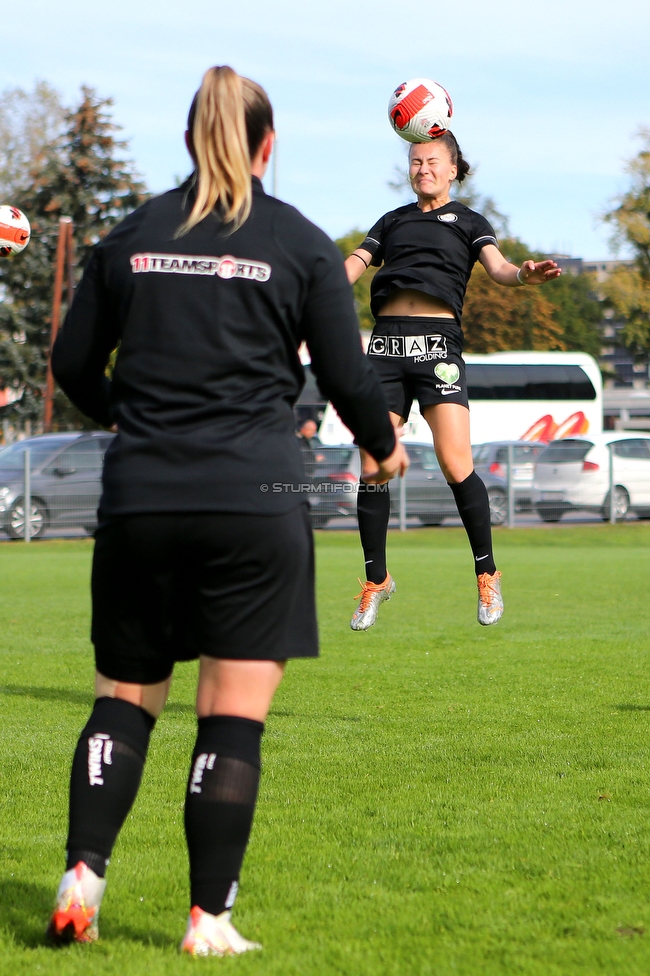 Sturm Damen - Wacker Innsbruck
OEFB Frauen Bundesliga, 7. Runde, SK Sturm Graz Damen - FC Wacker Innsbruck, MURAUER Bier Arena - StFV Graz, 23.05.2022. 

Foto zeigt Annabel Schasching (Sturm Damen)
