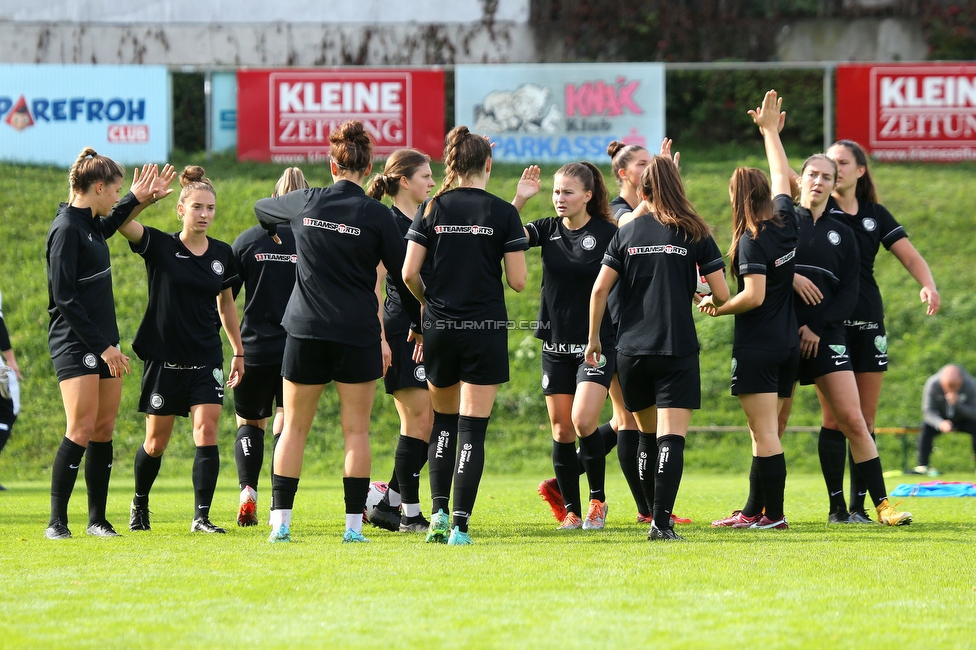 Sturm Damen - Wacker Innsbruck
OEFB Frauen Bundesliga, 7. Runde, SK Sturm Graz Damen - FC Wacker Innsbruck, MURAUER Bier Arena - StFV Graz, 23.05.2022. 

Foto zeigt die Mannschaft der Sturm Damen
