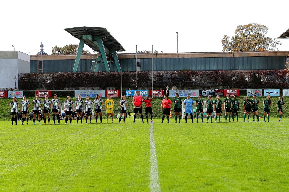 Sturm Damen - Wacker Innsbruck
OEFB Frauen Bundesliga, 7. Runde, SK Sturm Graz Damen - FC Wacker Innsbruck, MURAUER Bier Arena - StFV Graz, 23.05.2022. 

Foto zeigt die Mannschaft der Sturm Damen
