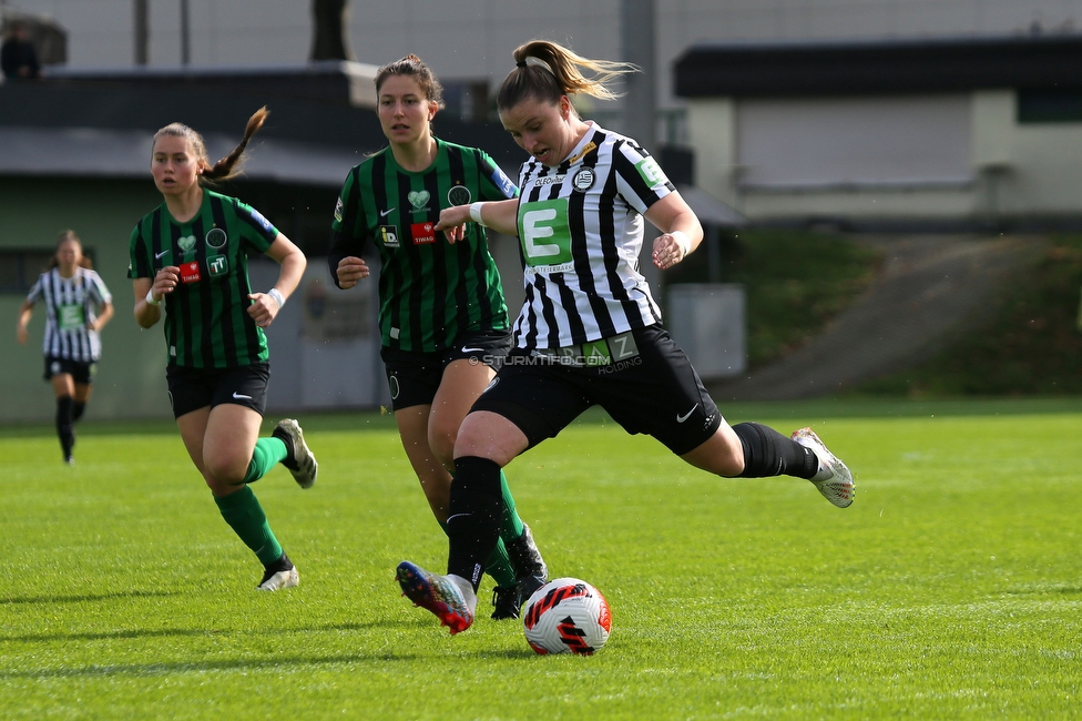 Sturm Damen - Wacker Innsbruck
OEFB Frauen Bundesliga, 7. Runde, SK Sturm Graz Damen - FC Wacker Innsbruck, MURAUER Bier Arena - StFV Graz, 23.05.2022. 

Foto zeigt Julia Matuschewski (Sturm Damen)
