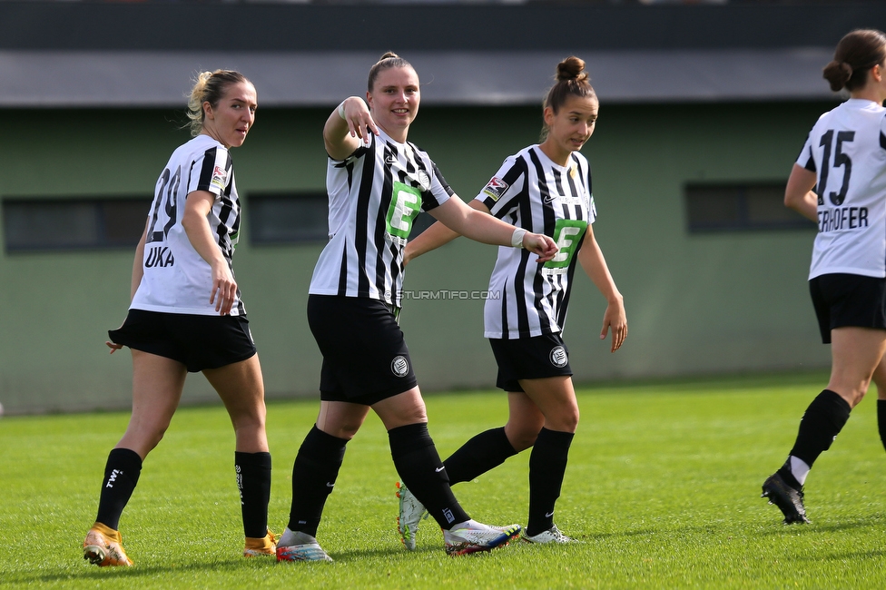 Sturm Damen - Wacker Innsbruck
OEFB Frauen Bundesliga, 7. Runde, SK Sturm Graz Damen - FC Wacker Innsbruck, MURAUER Bier Arena - StFV Graz, 23.05.2022. 

Foto zeigt Julia Matuschewski (Sturm Damen)
