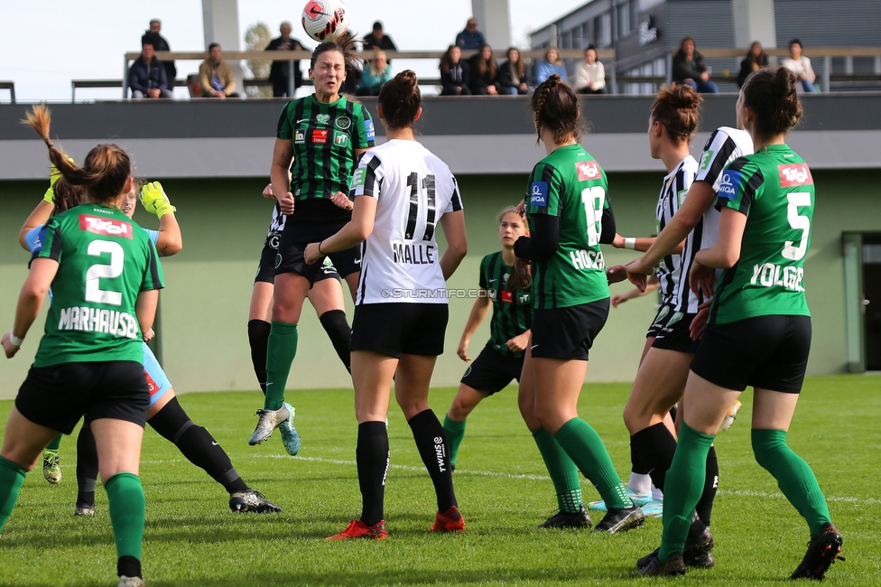 Sturm Damen - Wacker Innsbruck
OEFB Frauen Bundesliga, 7. Runde, SK Sturm Graz Damen - FC Wacker Innsbruck, MURAUER Bier Arena - StFV Graz, 23.05.2022. 

Foto zeigt Anna Malle (Sturm Damen)
