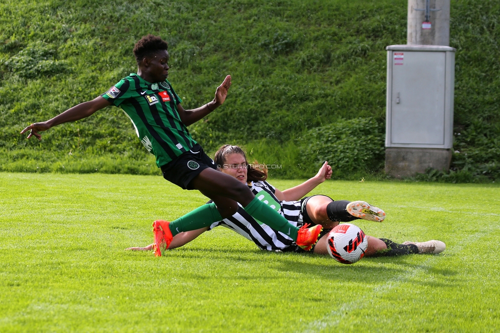 Sturm Damen - Wacker Innsbruck
OEFB Frauen Bundesliga, 7. Runde, SK Sturm Graz Damen - FC Wacker Innsbruck, MURAUER Bier Arena - StFV Graz, 23.05.2022. 

Foto zeigt Valentina Kroell (Sturm Damen)
