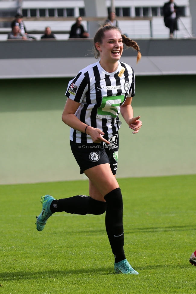 Sturm Damen - Wacker Innsbruck
OEFB Frauen Bundesliga, 7. Runde, SK Sturm Graz Damen - FC Wacker Innsbruck, MURAUER Bier Arena - StFV Graz, 23.05.2022. 

Foto zeigt Merle Kirschstein (Sturm Damen)
