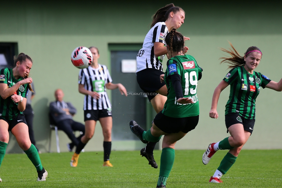 Sturm Damen - Wacker Innsbruck
OEFB Frauen Bundesliga, 7. Runde, SK Sturm Graz Damen - FC Wacker Innsbruck, MURAUER Bier Arena - StFV Graz, 23.05.2022. 

Foto zeigt Stefanie Grossgasteiger (Sturm Damen)
