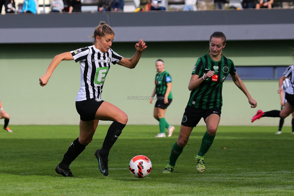 Sturm Damen - Wacker Innsbruck
OEFB Frauen Bundesliga, 7. Runde, SK Sturm Graz Damen - FC Wacker Innsbruck, MURAUER Bier Arena - StFV Graz, 23.05.2022. 

Foto zeigt Sophia Bertolo (Sturm Damen)
