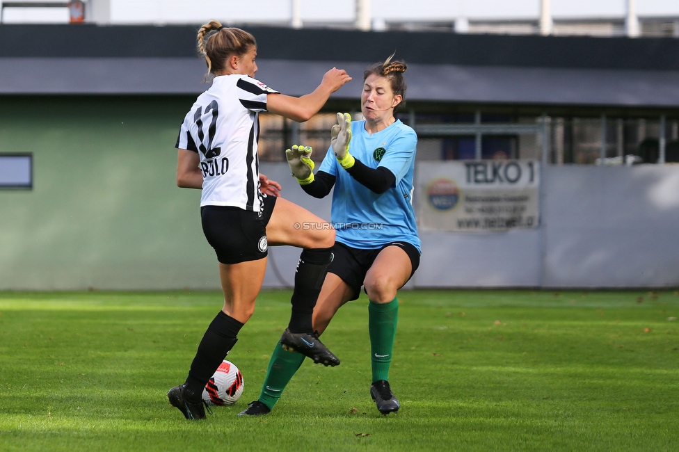 Sturm Damen - Wacker Innsbruck
OEFB Frauen Bundesliga, 7. Runde, SK Sturm Graz Damen - FC Wacker Innsbruck, MURAUER Bier Arena - StFV Graz, 23.05.2022. 

Foto zeigt Sophia Bertolo (Sturm Damen)
