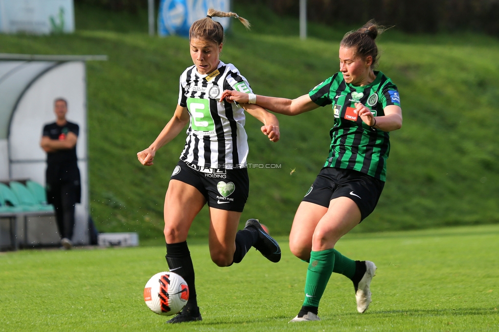 Sturm Damen - Wacker Innsbruck
OEFB Frauen Bundesliga, 7. Runde, SK Sturm Graz Damen - FC Wacker Innsbruck, MURAUER Bier Arena - StFV Graz, 23.05.2022. 

Foto zeigt Sophia Bertolo (Sturm Damen)
