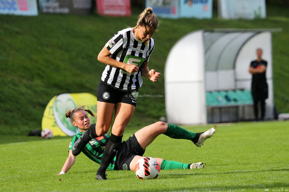 Sturm Damen - Wacker Innsbruck
OEFB Frauen Bundesliga, 7. Runde, SK Sturm Graz Damen - FC Wacker Innsbruck, MURAUER Bier Arena - StFV Graz, 23.05.2022. 

Foto zeigt Sophia Bertolo (Sturm Damen)
