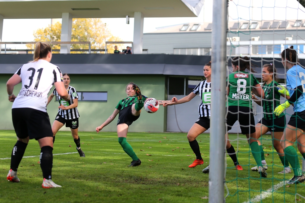 Sturm Damen - Wacker Innsbruck
OEFB Frauen Bundesliga, 7. Runde, SK Sturm Graz Damen - FC Wacker Innsbruck, MURAUER Bier Arena - StFV Graz, 23.05.2022. 

Foto zeigt Julia Matuschewski (Sturm Damen)
