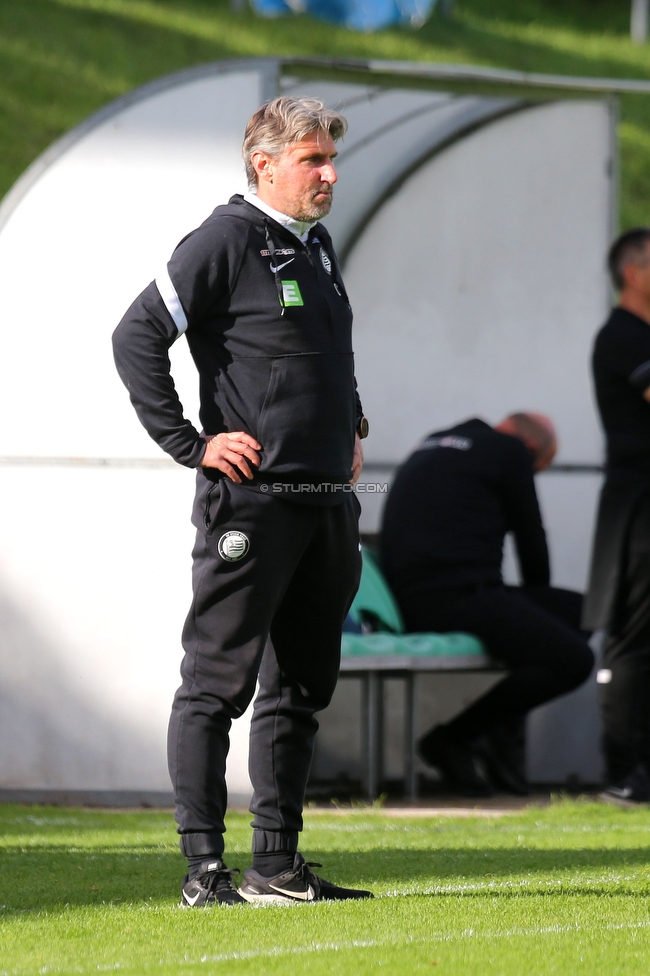 Sturm Damen - Wacker Innsbruck
OEFB Frauen Bundesliga, 7. Runde, SK Sturm Graz Damen - FC Wacker Innsbruck, MURAUER Bier Arena - StFV Graz, 23.05.2022. 

Foto zeigt Christian Lang (Cheftrainer Sturm Damen)
