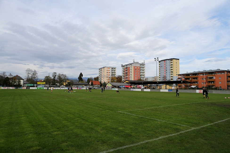 LUV Graz - Sturm Graz
OEFB Frauen Cup, Union LUV Graz - SK Sturm Graz, Sportplatz Union LUV Graz, 26.10.2022. 

Foto zeigt den Sportplatz Union LUV Graz
