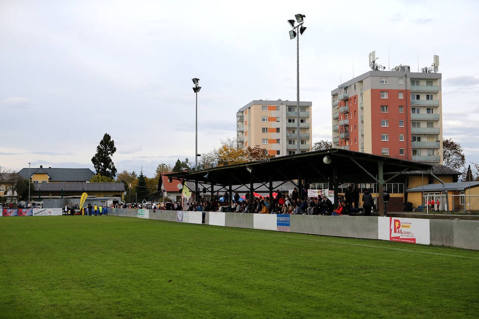 LUV Graz - Sturm Graz
OEFB Frauen Cup, Union LUV Graz - SK Sturm Graz, Sportplatz Union LUV Graz, 26.10.2022. 

Foto zeigt den Sportplatz Union LUV Graz
