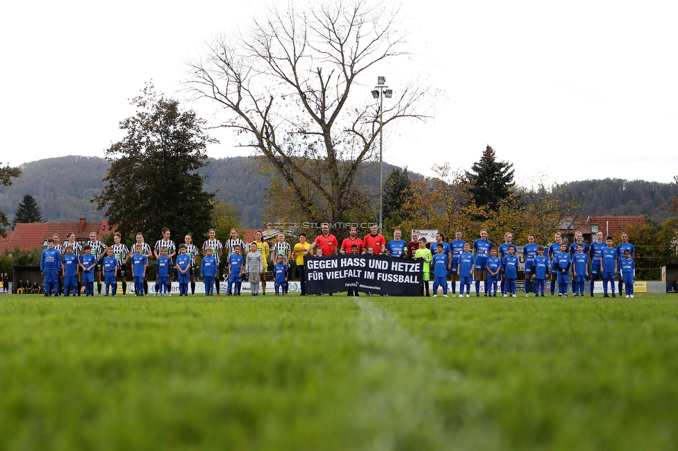 LUV Graz - Sturm Graz
OEFB Frauen Cup, Union LUV Graz - SK Sturm Graz, Sportplatz Union LUV Graz, 26.10.2022. 

Foto zeigt die Mannschaft der Sturm Damen
