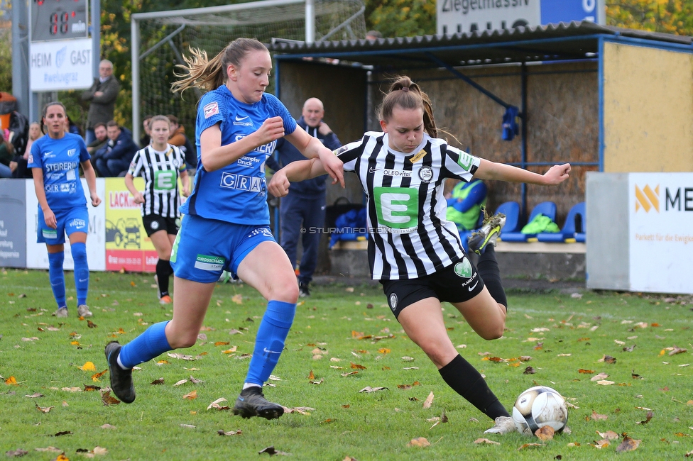 LUV Graz - Sturm Graz
OEFB Frauen Cup, Union LUV Graz - SK Sturm Graz, Sportplatz Union LUV Graz, 26.10.2022. 

Foto zeigt Julia Keutz (Sturm Damen)
