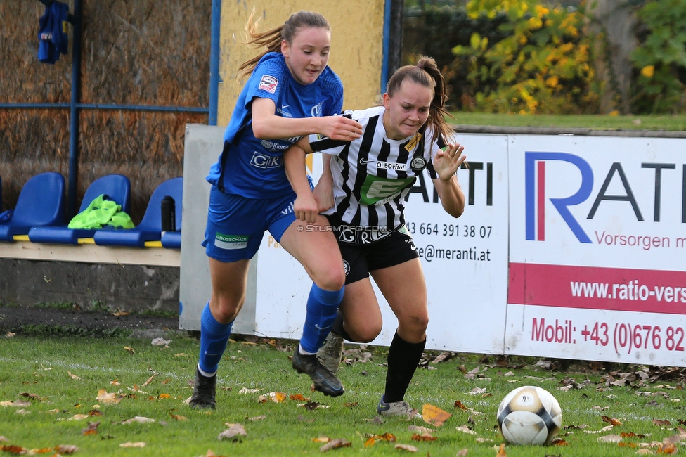 LUV Graz - Sturm Graz
OEFB Frauen Cup, Union LUV Graz - SK Sturm Graz, Sportplatz Union LUV Graz, 26.10.2022. 

Foto zeigt Julia Keutz (Sturm Damen)
