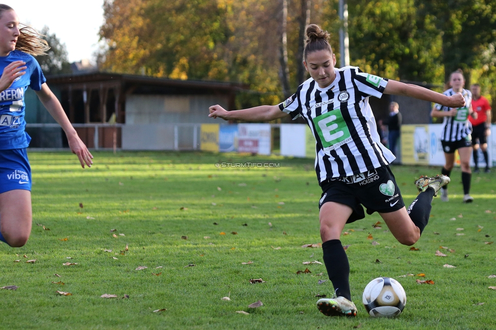 LUV Graz - Sturm Graz
OEFB Frauen Cup, Union LUV Graz - SK Sturm Graz, Sportplatz Union LUV Graz, 26.10.2022. 

Foto zeigt Michela Croatto (Sturm Damen)
