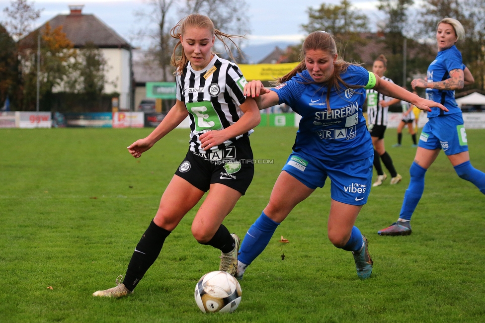 LUV Graz - Sturm Graz
OEFB Frauen Cup, Union LUV Graz - SK Sturm Graz, Sportplatz Union LUV Graz, 26.10.2022. 

Foto zeigt Anna Maria Wirnsberger (Sturm Damen)
