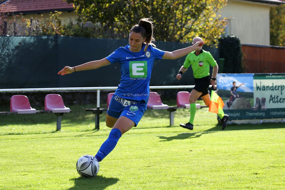 Altenmarkt - Sturm Graz
OEFB Frauen Bundesliga, 8. Runde, SKV Altenmarkt - SK Sturm Graz, Sportplatz Altenmarkt-Tr. SKV, 29.10.2022. 

Foto zeigt Stefanie Grossgasteiger (Sturm Damen)
