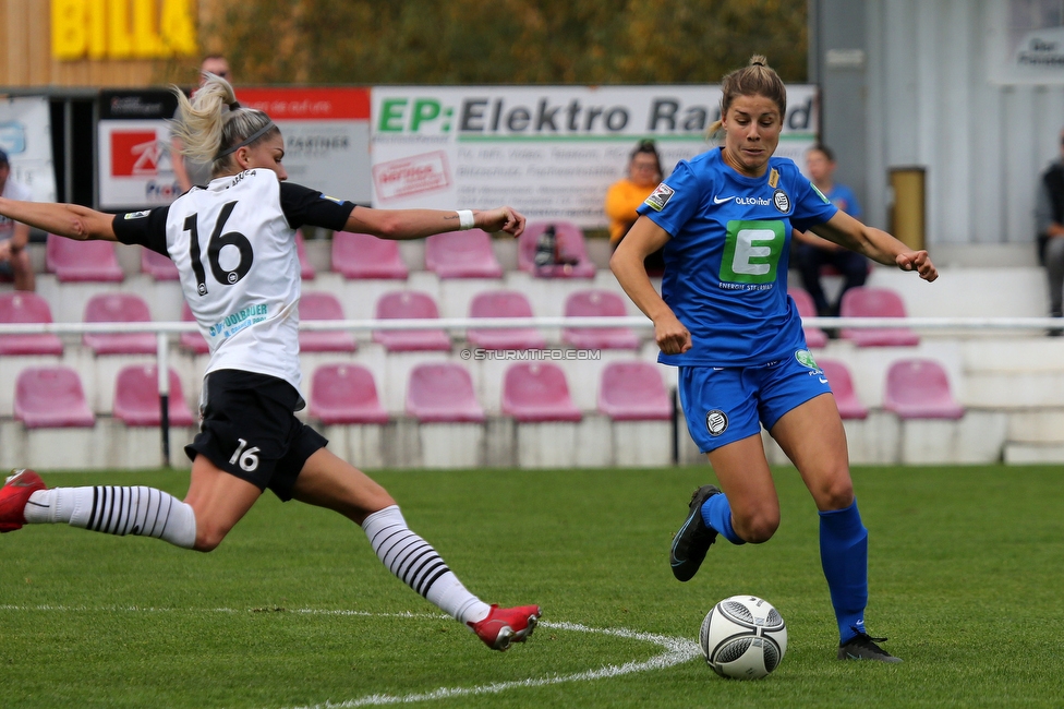 Altenmarkt - Sturm Graz
OEFB Frauen Bundesliga, 8. Runde, SKV Altenmarkt - SK Sturm Graz, Sportplatz Altenmarkt-Tr. SKV, 29.10.2022. 

Foto zeigt Sophia Bertolo (Sturm Damen)
