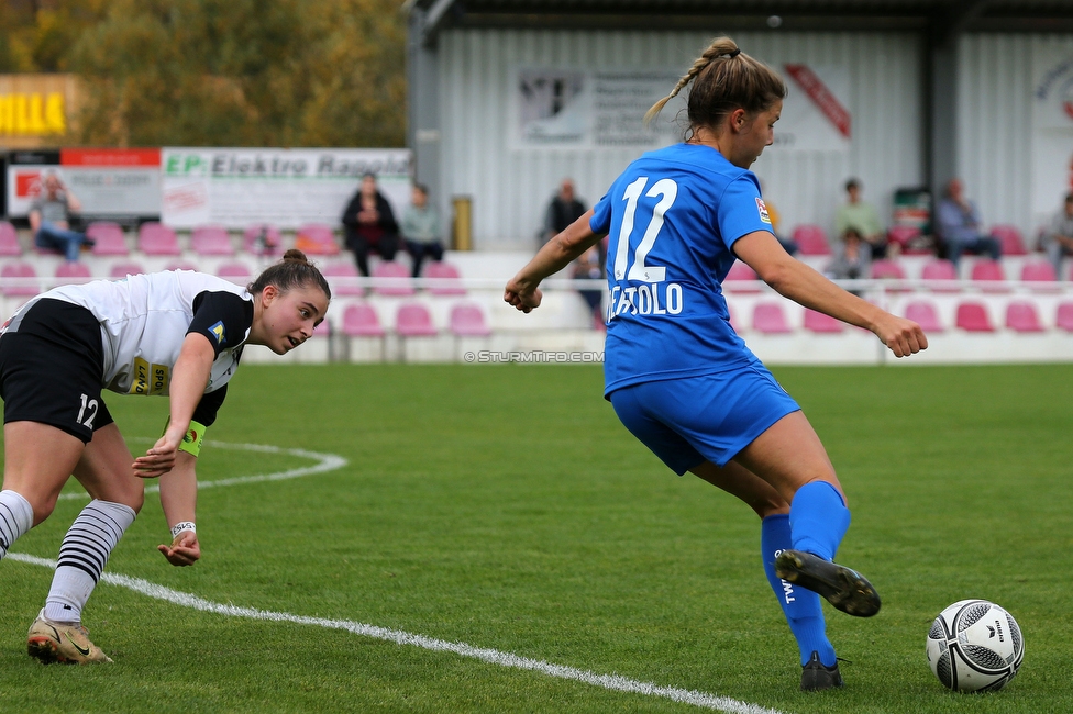 Altenmarkt - Sturm Graz
OEFB Frauen Bundesliga, 8. Runde, SKV Altenmarkt - SK Sturm Graz, Sportplatz Altenmarkt-Tr. SKV, 29.10.2022. 

Foto zeigt Sophia Bertolo (Sturm Damen)
