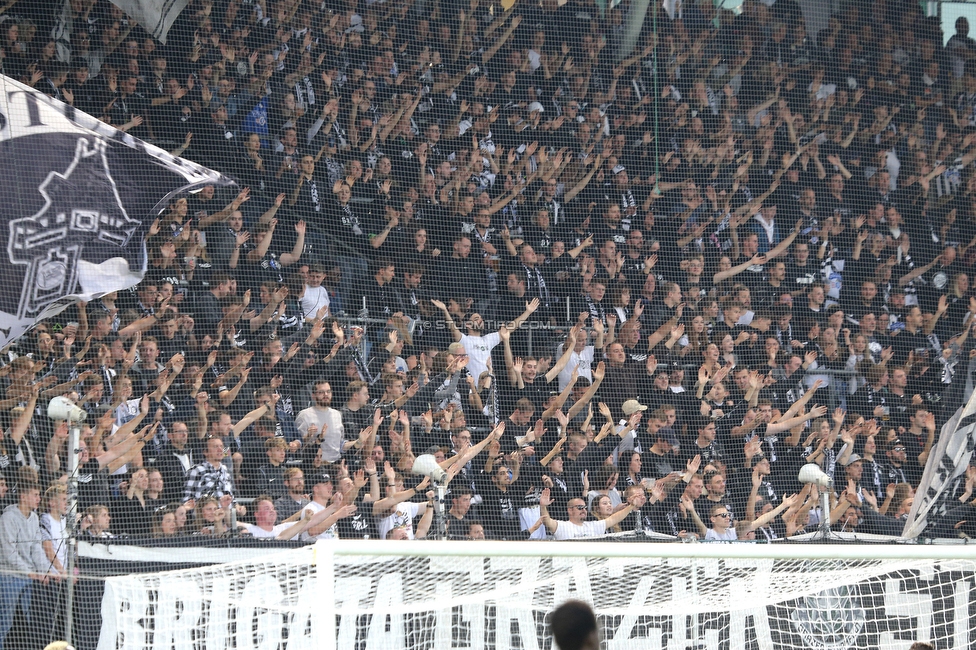 Sturm Graz - Ried
Oesterreichische Fussball Bundesliga, 14. Runde, SK Sturm Graz - SV Ried, Stadion Liebenau Graz, 30.10.2022. 

Foto zeigt Fans von Sturm
