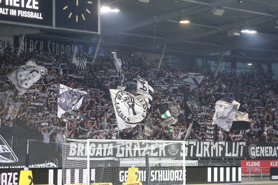 Sturm Graz - Ried
Oesterreichische Fussball Bundesliga, 14. Runde, SK Sturm Graz - SV Ried, Stadion Liebenau Graz, 30.10.2022. 

Foto zeigt Fans von Sturm
