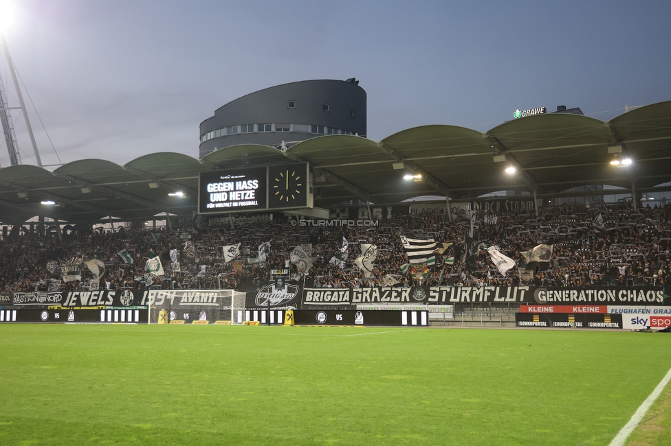 Sturm Graz - Ried
Oesterreichische Fussball Bundesliga, 14. Runde, SK Sturm Graz - SV Ried, Stadion Liebenau Graz, 30.10.2022. 

Foto zeigt Fans von Sturm
Schlüsselwörter: schals