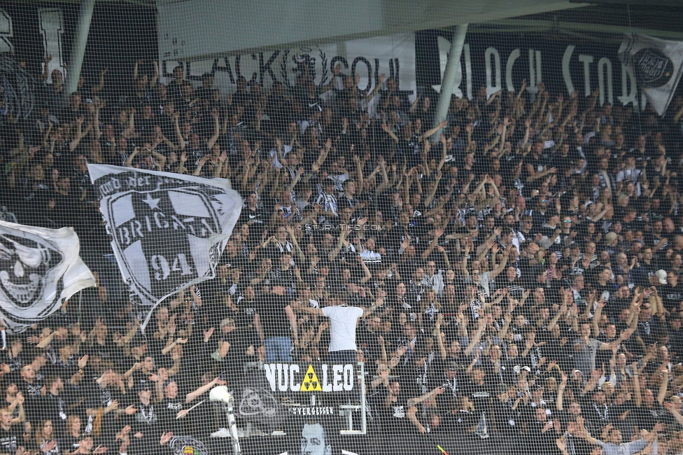 Sturm Graz - Ried
Oesterreichische Fussball Bundesliga, 14. Runde, SK Sturm Graz - SV Ried, Stadion Liebenau Graz, 30.10.2022. 

Foto zeigt Fans von Sturm
